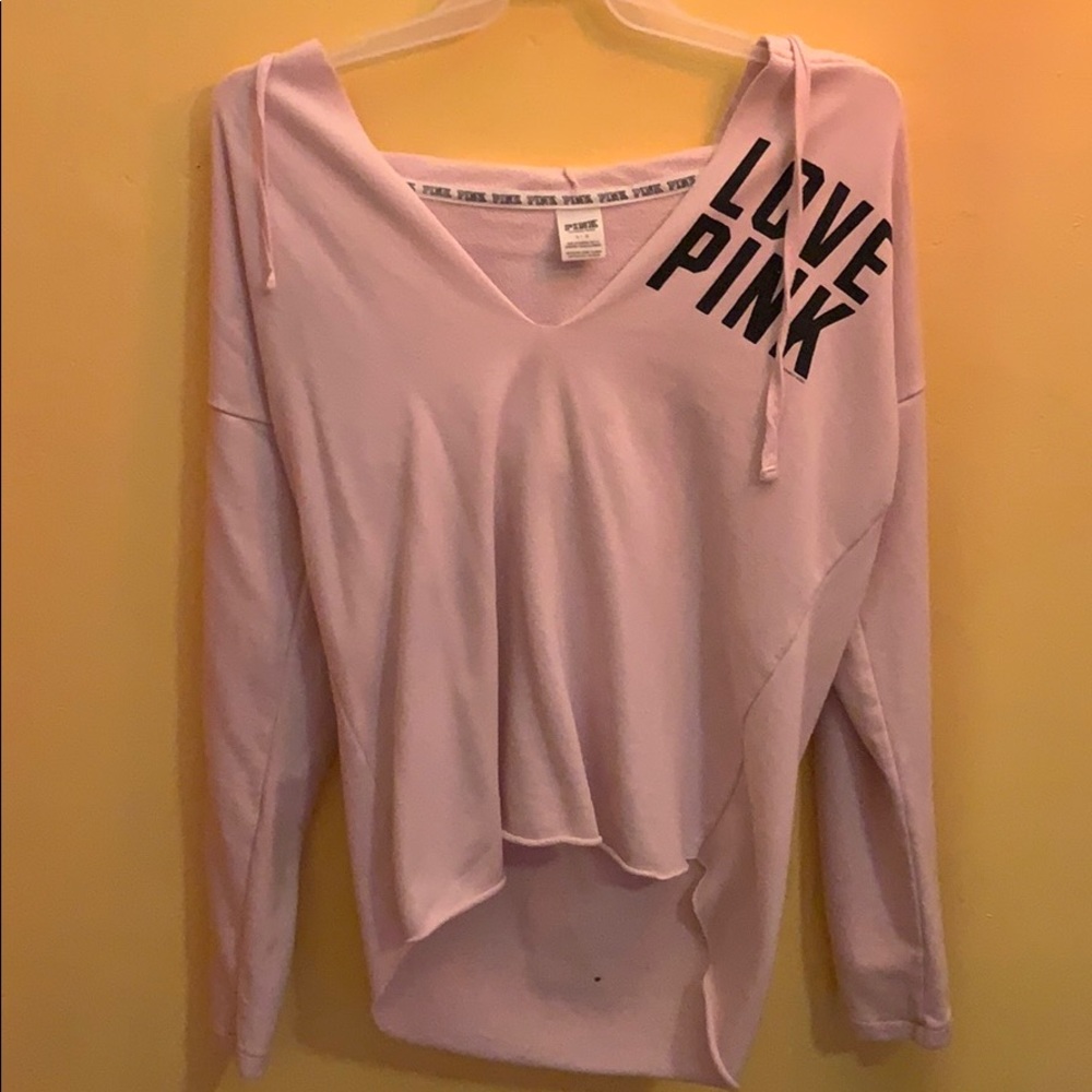 oversized VS Pink hoodie